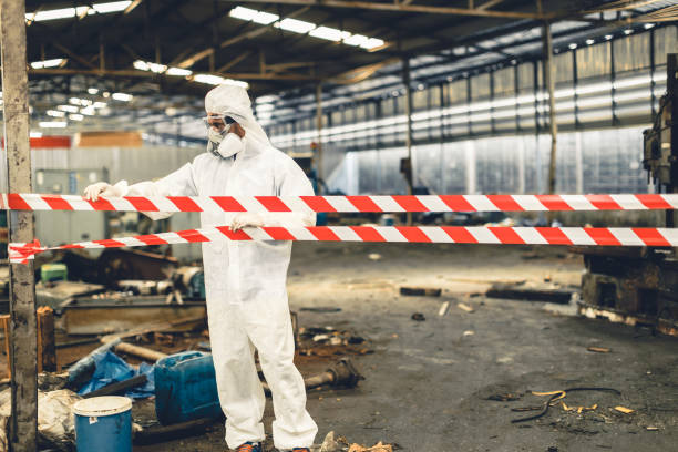 Professional Biohazard technician working in Midway, KY